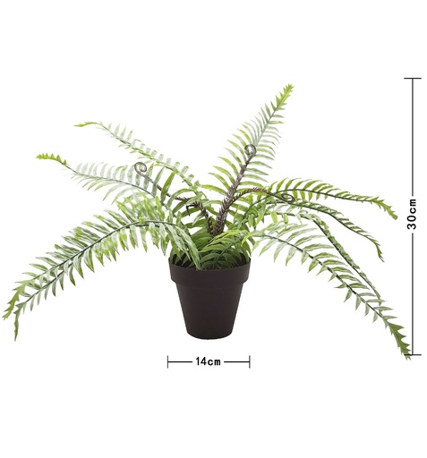 [630350白] Bonsái artificial de goma suave blanca - Planta decorativa