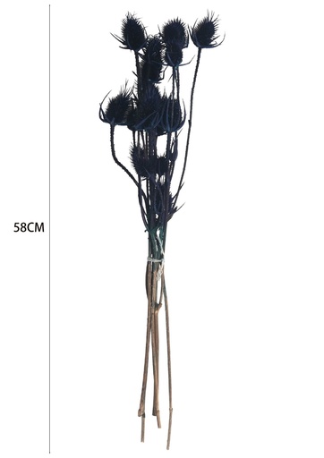 [8435588890095深蓝] Rama de flor seca preservada - Decoración floral