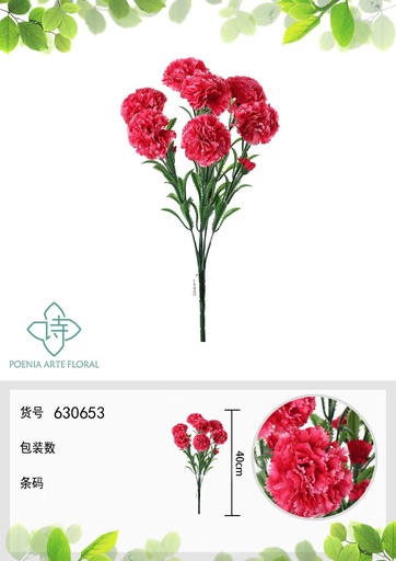 [630653MEIHONG] Ramos de clavel de 45 cm para funerales - Ramos y flores