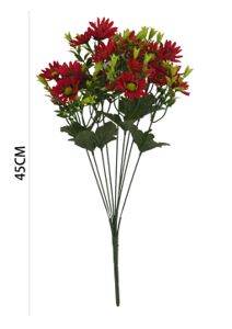 [6101093红] Ramo de crisantemo terciopelo de 9 cabezas - Ramos y flores