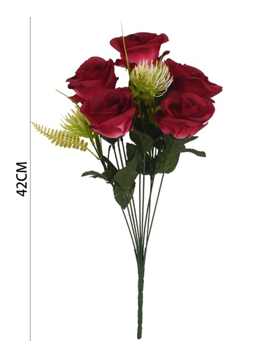 [6101077红色] Ramo funerario 6101077 rojo - Ramos y flores