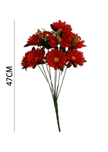 [6101085红色] Ramo de girasoles (9 cabezas)