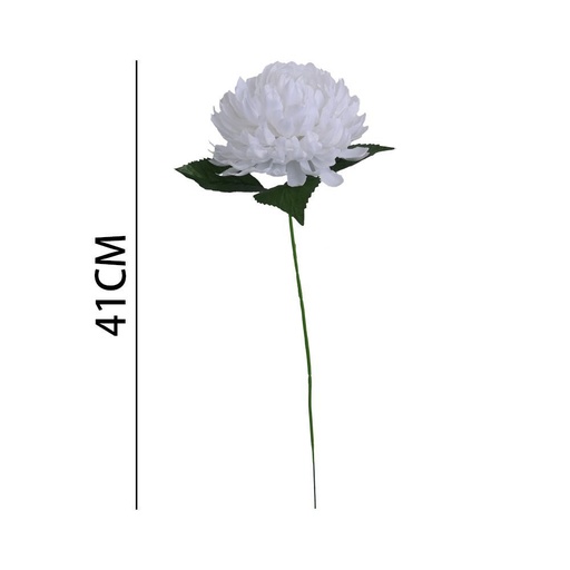 [6101086纯白] Ramo de flor única - crisantemo
