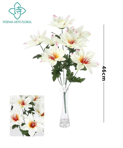 [630845-粉红边] Ramo de flores de seda - 630845 Con borde rosa (8435588806473)