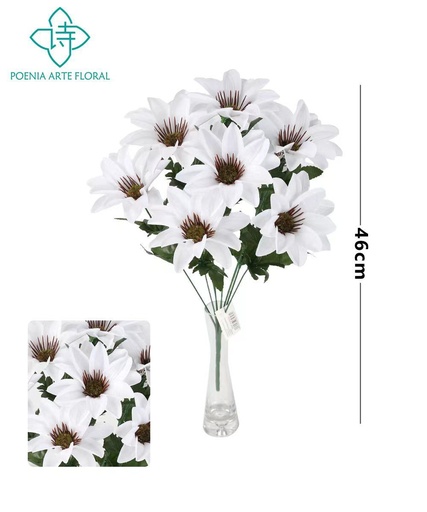 [630846-纯白色] Ramo de flores de seda - 630846 Blanco puro (8435588806480)