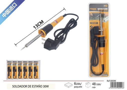 [00099] Soldador de estaño de 30W - Herramientas eléctricas