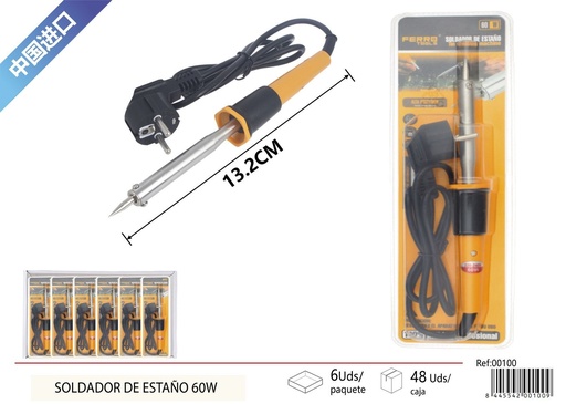 [00100] Soldador de estaño de 60W - Herramientas eléctricas