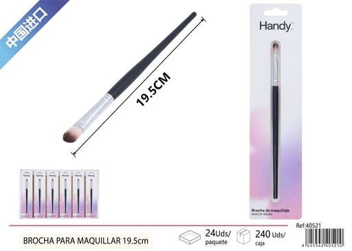 [40521] Brocha para maquillar de crema grande 19.5cm - Accesorios de maquillaje y cosméticos