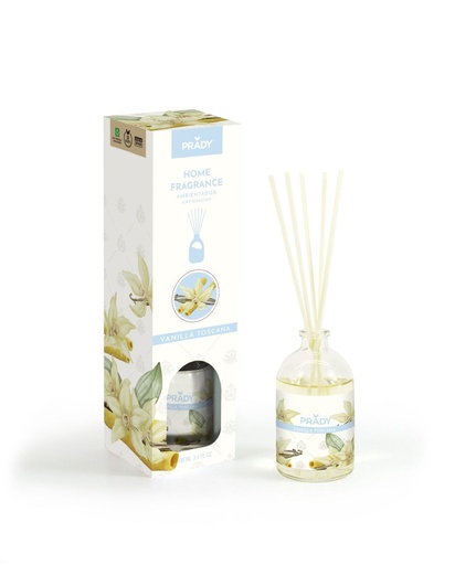 [8423564140388] Mikado aromatizado vainilla toscana Prady 100ml - Ambientador