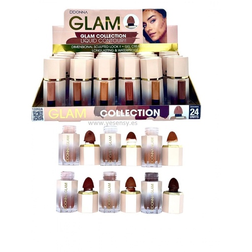 [8436045037985] Glam Sculpt Liquid Contour 24 unidades 13352A DD - Maquillaje
