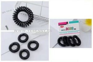 [174562-3] Coletero negro 12 unidades - Gomas para el cabello elegantes