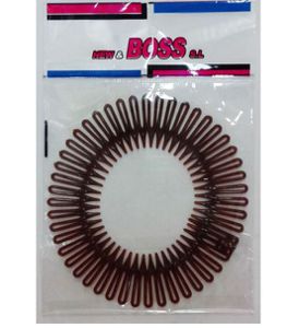 [2935-4] Peineta zig zag marrón 24 unidades - Accesorios para el cabello