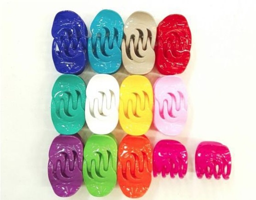 [276182-1] Pinza colores 4.5 cm 24 unidades - Accesorios de moda para el cabello