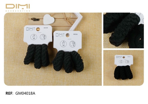[8435693838005] Goma de pelo 5 cm 12 unidades - Accesorios prácticos