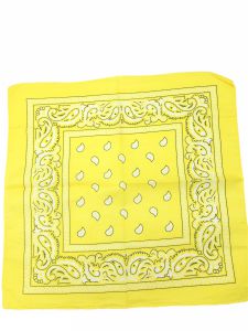 [118120-14] Pañuelo 55x55 amarillo 12 unidades - Pañuelos y accesorios