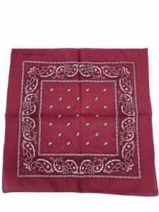[118120-20] Pañuelo 55x55 burdeos 12 unidades - Pañuelos y accesorios