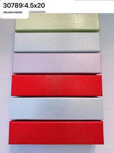 [130789-01] Cajitas 4.5x20cm en color negro 12 unidades - Caja de regalos