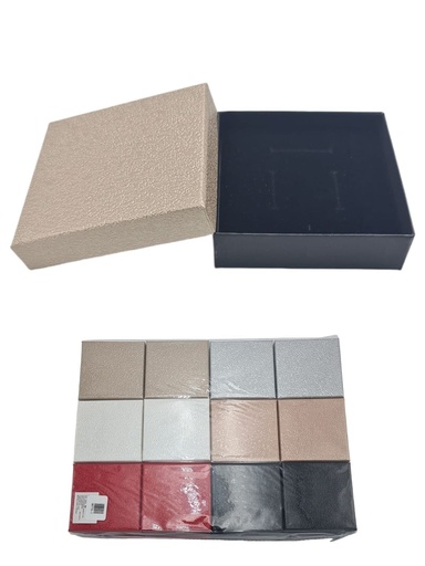 [30772-1] Cajita de regalos 9x9x2.5cm 24 unidades - Caja de regalos