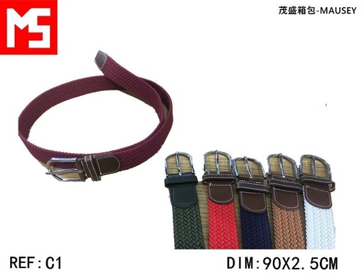 [C1] Cinturón liso de buena calidad - Accesorios de vestimenta