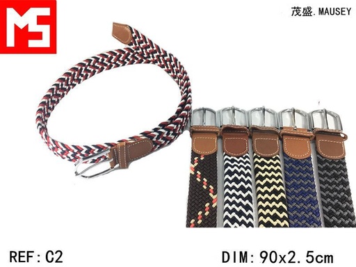 [C2] Cinturón colorido de buena calidad - Accesorios de vestimenta