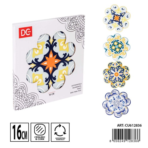 [0236720] Salvamanteles de cerámica 16X16CM - Accesorios para cocina