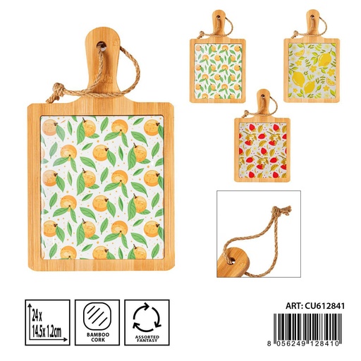 [0236725] Tabla de degustación de cerámica 24x14.5X1.2CM - Accesorios para cocina