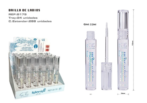 [B179-01] Bálsamo para labios mentolado no pegajoso 288/C - Cosmético para labios 