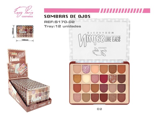 [S170-02] Paleta de sombras de ojos 144/C - Maquillaje para ojos