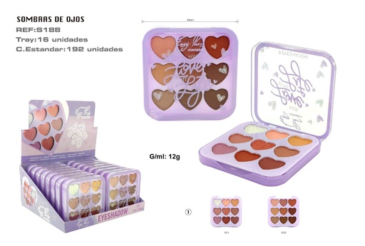 [S188-01] Sombra de ojos 288/C - Maquillaje para ojos