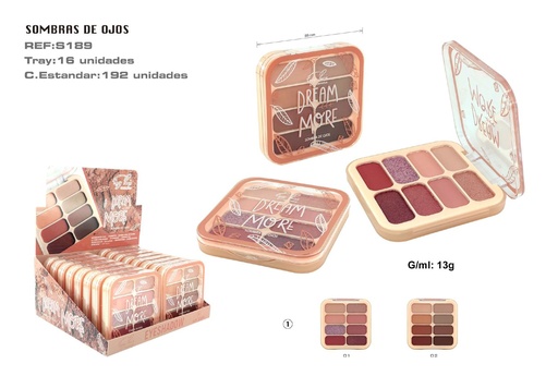 [S189-01] Sombra de ojos 288/C - Maquillaje para ojos