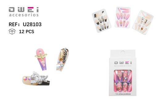 [8428947281030] Uñas postizas 12/U U28103 OW - Uñas decorativas