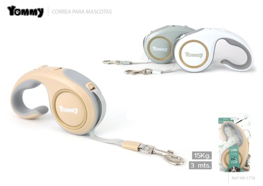 [YM1718] Correa extensible de 3m - Accesorios de paseo para mascotas