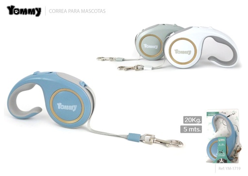 [YM1719] Correa extensible de 5m - Accesorios de paseo para mascotas