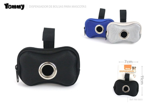 [YM5603] Portabolsas de basura en forma de hueso 11x7x4 cm - Accesorios para mascotas