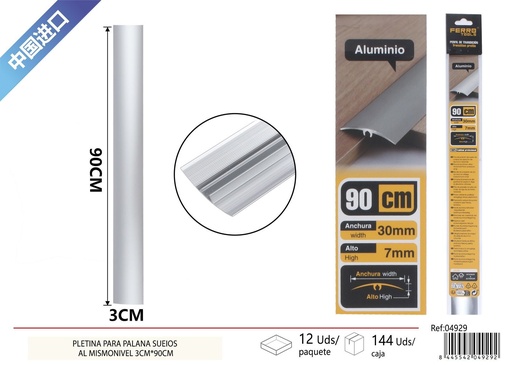 [04929] Perfil de transición para suelo 3*90 cm - Accesorio para acabados de suelos
