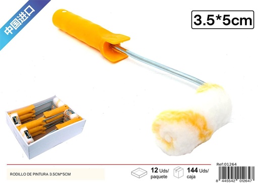 [01264] Rodillo de pintura 3.5 cm x 5 cm - Rodillos para pintura