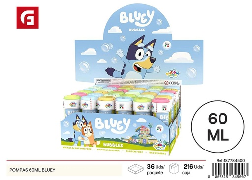 [187784500] Pompitas de 60ml Bluey - Juguetes de pompas