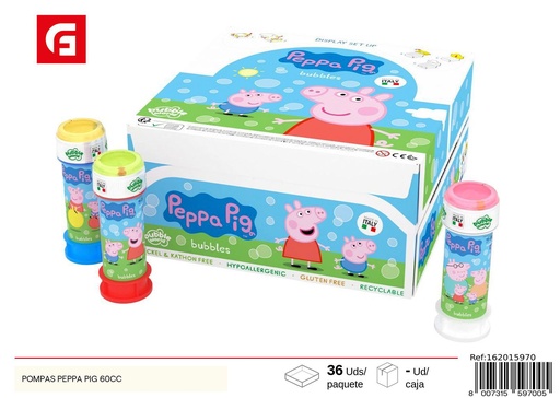 [162015970] Pompas Peppa Pig 60cc - Juguetes de verano y manualidades