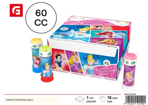 [162004480] Pompitas Princesas 60cc - Juguetes de pompas