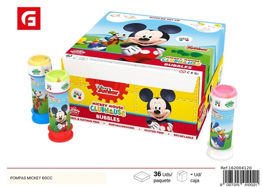 [162004120] Pompitas Mickey 60cc - Juguetes de pompas