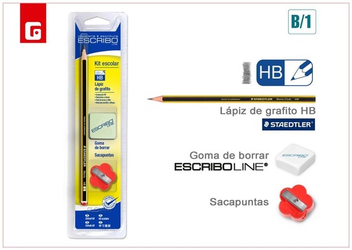 [150609626] Lápiz Nori con goma Milan B/1 - Materiales de oficina y escritura
