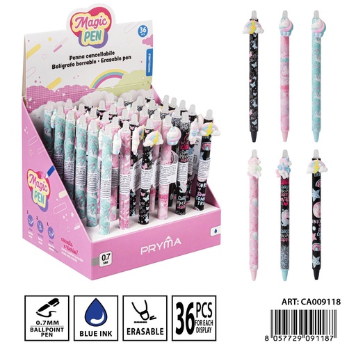 [0237078] Bolígrafo borrable 0.7mm - Herramientas de escritura y papelería