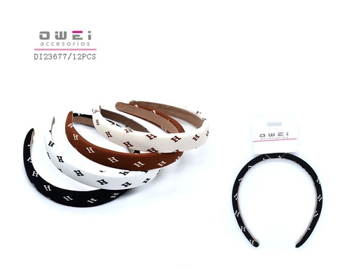 [8428947236771] DIADEMAS 12 unidades DI23677 - Accesorios de pelo y moda