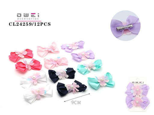 [8428947242598] Pinza de flor 12 unidades CL24259 - Accesorios de pelo y moda