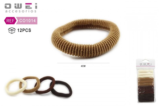 [8432894610140] Pack goma 12 unidades CO1014 - Accesorios de pelo y moda