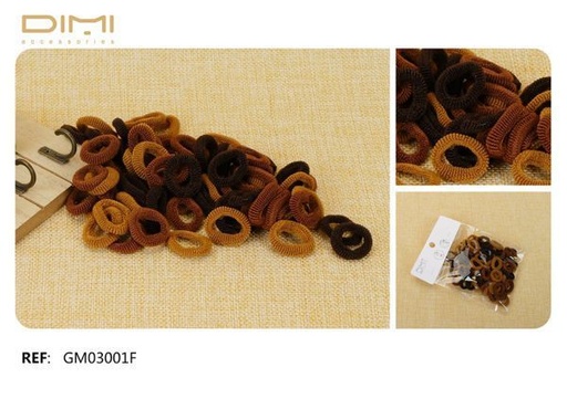 [8435452558397] Gomitas 24 unidades GM03001F DM - Accesorios de pelo y moda