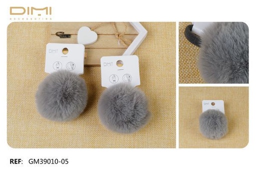 [8435693837428] Goma pompón 12 unidades GM39010-05 - Accesorios de pelo y moda