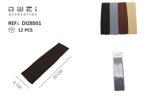 [8428947285014] Cinta de pelo 5.5 cm 12 unidades - Accesorios para el cabello