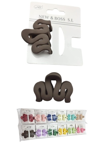 [240012-2] Pinza 4.5 cm 12 unidades - Accesorios para el cabello