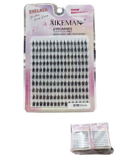 [22618-80D] Mechón de pestañas 9-10 mm 12 unidades - Accesorios de maquillaje